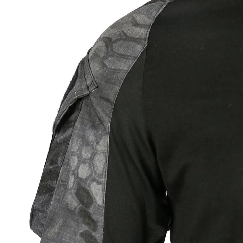 Taktiskais kaujas krekls militārā uniforma ASV armijas apģērbs Tatico topi Airsoft Multicam Kamuflāža Medības Makšķerēšanas Apģērbs Vīriešu