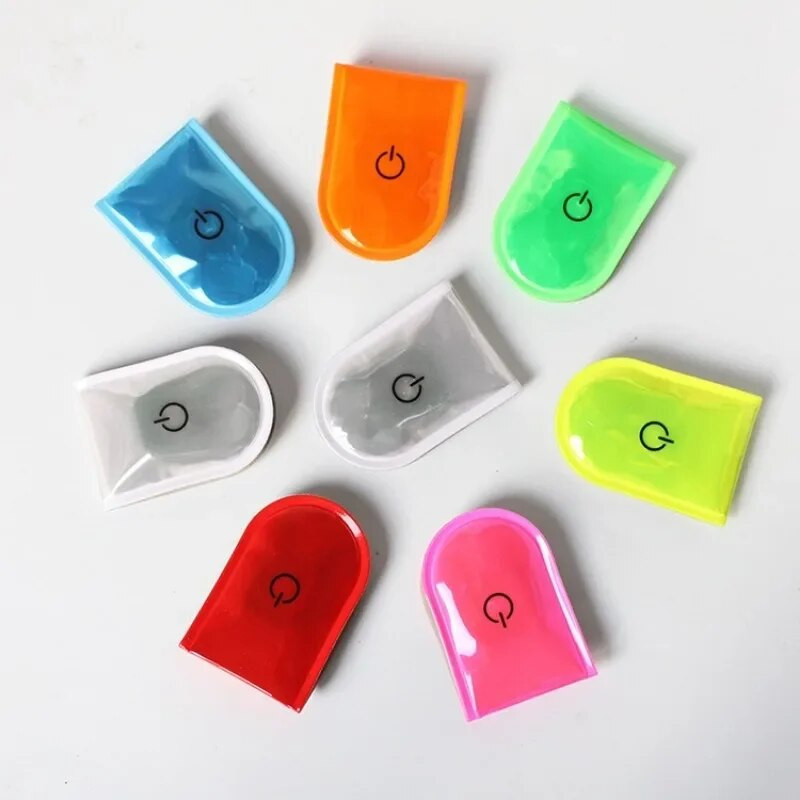 Αθλητισμός εξωτερικού χώρου Led Safety Light Reflektive Magnetic Walking Cycling Bike Clip Running Reflector Running Strobe