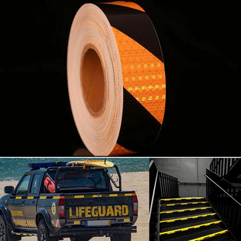 Отразяващ материал Лента за стикер Предупредителна лента за безопасност Отразяващо фолио Стикер за кола Декал