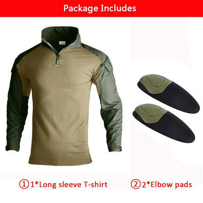 Στρατιωτικό πουκάμισο Airsoft για εξωτερικό χώρο Πουκάμισα Paintball Κυνηγετικό Πουκάμισο μάχης Πουκάμισα Tactical Army Πουκάμισα πεζοπορίας Ρούχα Camo