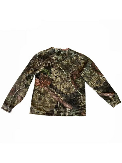 Outdoor Sports Casual Loose Climbing T-Shirt Bionic Camouflage Κυνήγι πουκάμισα ψαρέματος Καλοκαιρινό μπλουζάκι με πλήρη βαμβακερή προστασία από τον ήλιο