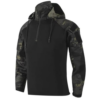 Echipament tactic de armată pentru bărbați Multicam Black Militar Combat CP Camuflaj Airsoft Cămăși Camping Alpinism Vânătoare Îmbrăcăminte