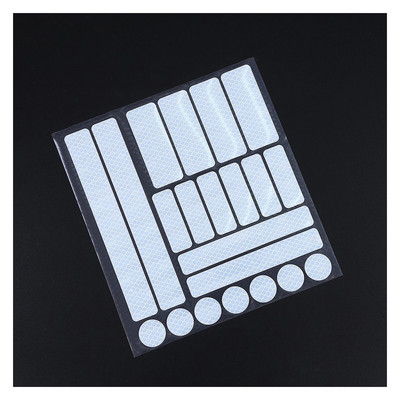 Peegeldav lint jalgratta kleepkleebised ohutuskleebised fluorestseeruvad öörattaratta ratta raami hoiatusriba turvalisus