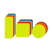 10 tk 3x8cm auto veoauto ohutus helkur hoiatusriba öine sõitmine turvaline helkuri kleebis Automaatne väliskleebised auto stiil