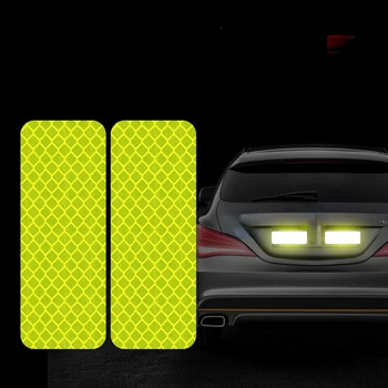 10τμχ 3x8CM Φορτηγό αυτοκινήτου Ανακλαστική Προειδοποιητική ταινία Ασφάλειας Νυχτερινή οδήγηση Ασφαλής ανακλαστήρας Αυτοκόλλητο Αυτοκόλλητο Εξωτερικό Αυτοκόλλητο Αυτοκόλλητο Αυτοκόλλητο