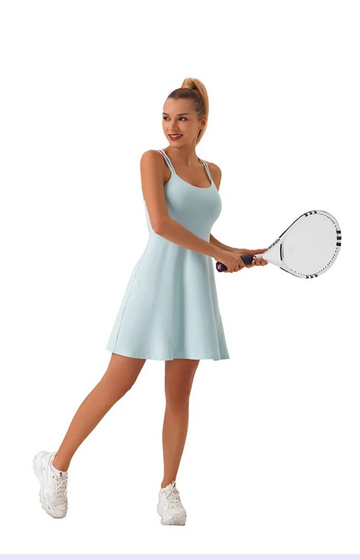 Mpya tenisi mavazi michezo na burudani καλσόν fitness mbio kombeo haraka kukausha wicking yoga kundi αθλητικά φορέματα γυναικών