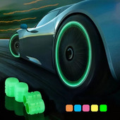 Capace de supapă pentru anvelope de mașină, 1-4 buc. Capace de tijă de supapă luminoase, duze universale fluorescente pentru anvelope pentru mașină, camion, motocicletă, capac de supapă pentru bicicletă