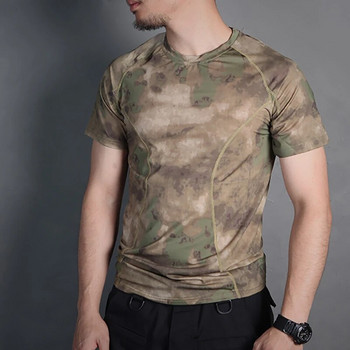 Μπλουζάκια για τρέξιμο Emersongear Tactical Skin Tight Base Layer Camo Πεζοπορία Κυνήγι Υπαίθρια Αθλήματα Combat Μπλουζάκια που απομακρύνουν τον ιδρώτα