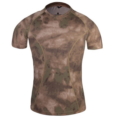 Emersongear Tactical Skin Tight Base Layer Camo Jooksusärgid Matkamine Jahindus Välissport Võitlus Higi imavad T-särgid
