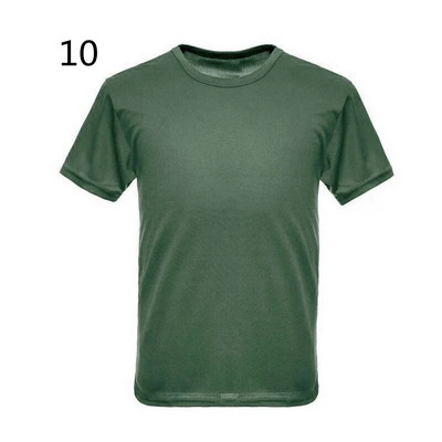Cămașă Camo tactică cu mânecă scurtă Tricou de luptă pentru bărbați cu uscare rapidă Tricou militar Camoș pentru drumeții în aer liber, vânătoare
