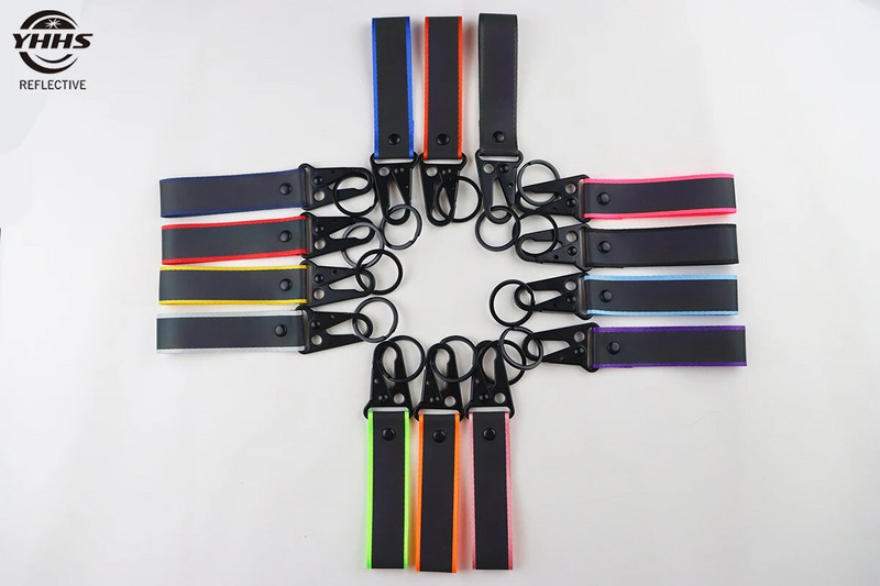 Visoko vidljivi reflektirajući privjesci za auto za noćnu vožnju biciklom ili dječje torbe dužine 10 cm