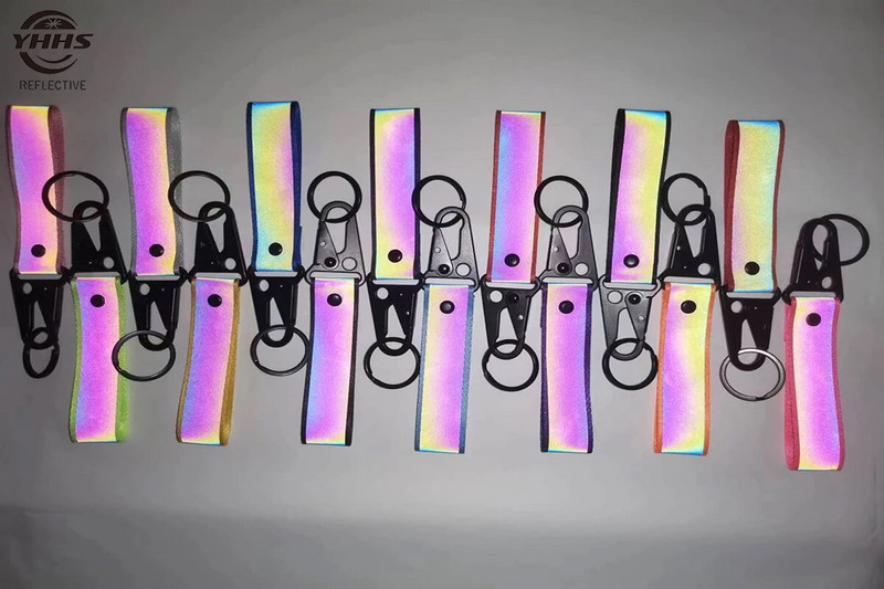 Visoko vidljivi reflektirajući privjesci za auto za noćnu vožnju biciklom ili dječje torbe dužine 10 cm