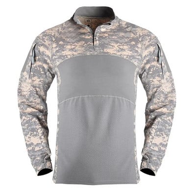 Pánske bojové tričko s zahusťovaním lakťov, armádne, vojenské, multicam maskovacie tričko, vonkajšie, airsoft, paintball, poľovnícke, taktické oblečenie