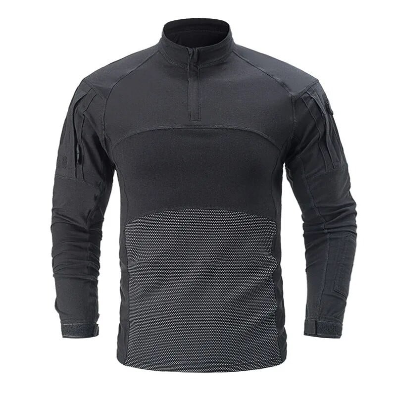 Pánske bojové tričko s zahusťovaním lakťov, armádne, vojenské, multicam maskovacie tričko, vonkajšie, airsoft, paintball, poľovnícke, taktické oblečenie