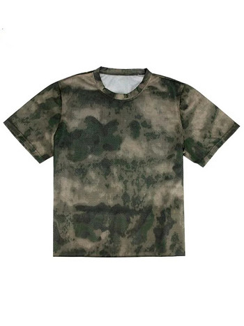 Russia Special War New EMR Camouflage Tactical T-shirt Ice Screen Eye Бързосъхнеща дишаща физическа жилетка
