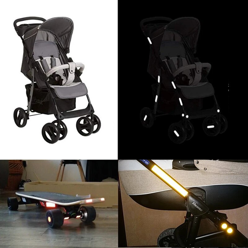 Reflektirajuća naljepnica za dječja kolica, biciklističke kacige