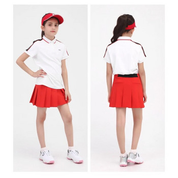 PGM Детски поли за голф Спортно облекло Пола за тенис за момичета Есенна младежка A-line плисирана пола