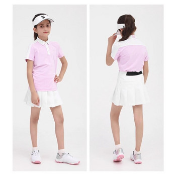 PGM Детски поли за голф Спортно облекло Пола за тенис за момичета Есенна младежка A-line плисирана пола