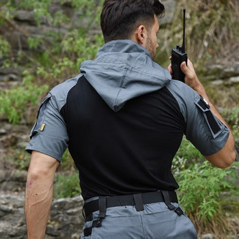 Армейска бойна тениска Tactical Men Military Clothing Tactical Shirt Man Safari Airsoft Clothes Tactic Outdoor Hunting Clothes