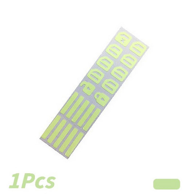 Αυτοκόλλητα αυτοκινήτου Κουμπί παραθύρου Φωτεινός αυτοκόλλητο διακόπτες πόρτας νυχτερινές φθορίζουσες χαλκομανίες Ανυψωτικό διακόπτη αυτοκινήτου Εσωτερικά αξεσουάρ