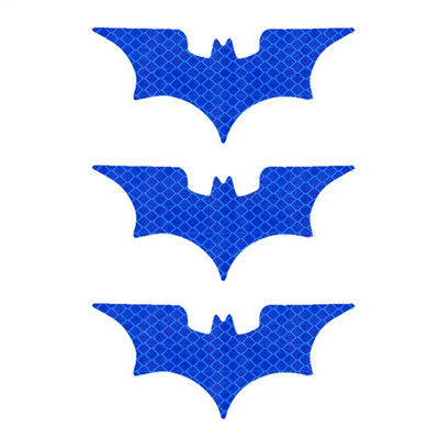 3 τμχ Αυτοκόλλητο αυτοκινήτου ανακλαστικό σε σχήμα νυχτερίδας Αυτοκόλλητα προειδοποίησης ηλεκτρικού οχήματος Safely night κράνος Διακοσμητικά αυτοκόλλητα αξεσουάρ Voiture