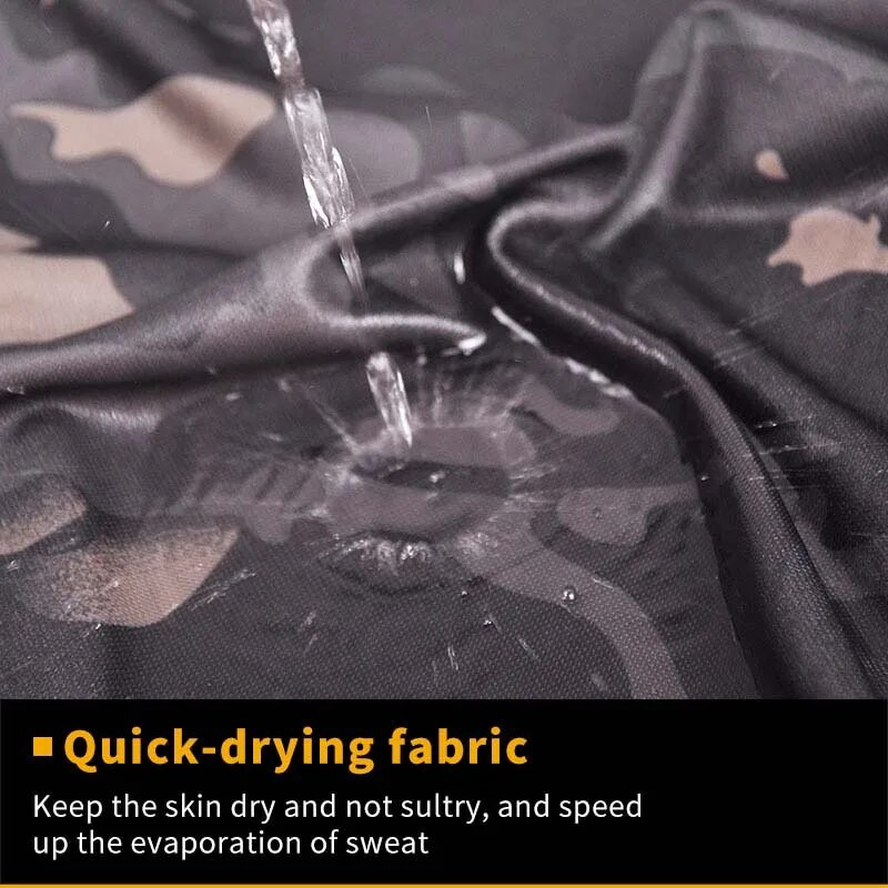Meeste taktikaline Camo T-särk kulumiskindel vabaaja armee võitlussärgid jahiriided Kiirelt kuivavad hingavad meeste sõjaväeriided