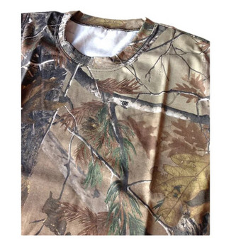 Βαμβακερό άνετο βιονικό καμουφλάζ για ψάρεμα καλοκαιρινό μπλουζάκι με κοντό μανίκι Casual Loose αναρριχητικό πουκάμισο για κάμπινγκ