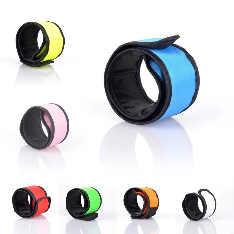 Φωτεινό αθλητικό δαχτυλίδι με ανακλαστικό περιβραχιόνιο με λωρίδες λαμπερά βραχιόλια Βραχιόλια LED Νυχτερινό ποδήλατο τρέξιμο ιμάντες ασφαλείας