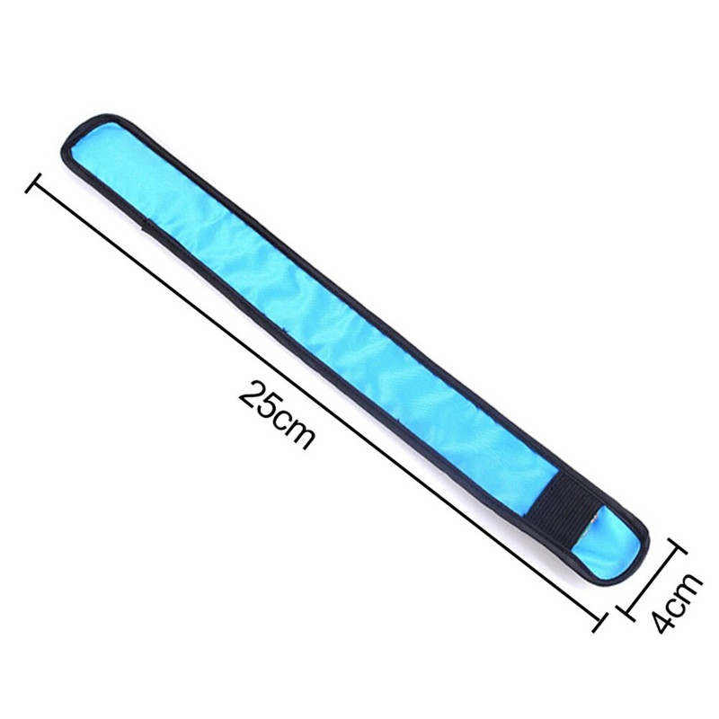 Φωτεινό αθλητικό δαχτυλίδι με ανακλαστικό περιβραχιόνιο με λωρίδες λαμπερά βραχιόλια Βραχιόλια LED Νυχτερινό ποδήλατο τρέξιμο ιμάντες ασφαλείας