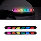 Auto helkurkleebis Automaatne stiil helkurribad Öise sõiduohutuse hoiatus Helkuri kleebis ees/taga põrkeraua jaoks