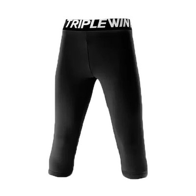 Bērni zēns meitene 3/4 apgriezti legingi Kapri skriešanas zeķubikses bikses bērniem basketbols futbols futbols fitnesa vingrinājumi sporta šorti