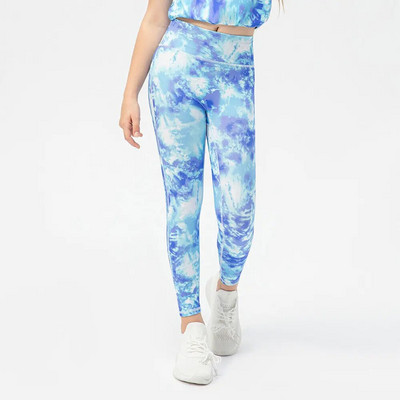 (120–150 cm) Bērnu apdruka Ātri nožūst sporta bikses Skriešana Skriešana Sporta apģērbs Meiteņu Joga Deja Vingrinājums Treniņš Fitnesa bikses