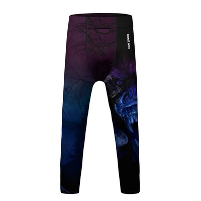 Bērnu MMA kompresijas bikses Ātri nožūst Jiu Jitsu Muay Thai Bikses Zēni Bērni Bokss Legingi Treniņš Sports Skriešanas Zeķubikses