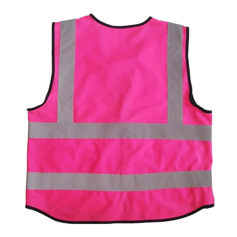 1vnt statybvietė Naktinė statybos sauga Didelio ryškumo šviesą atspindinti juostelinė liemenė su keliomis kišenėmis šviesą atspindinti liemenė