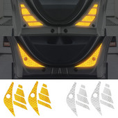 10 tk autoukse helkurkleebis Toyota RAV4 2019 2021 autoukse ohutushoiatus autouks OPEN helkurdekoratiivsed kleebised