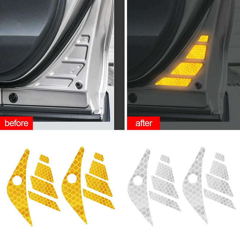 10 tk autoukse helkurkleebis Toyota RAV4 2019 2021 autoukse ohutushoiatus autouks OPEN helkurdekoratiivsed kleebised