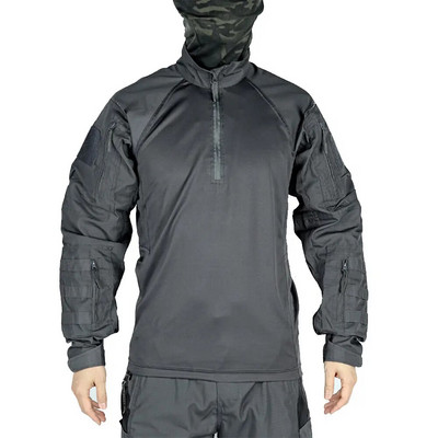 Uniformă militară Multicam pentru bărbați Cămașă de luptă Airsoft Cămașă tactică cu mânecă lungă Paintball Îmbrăcăminte de vânătoare pentru camping