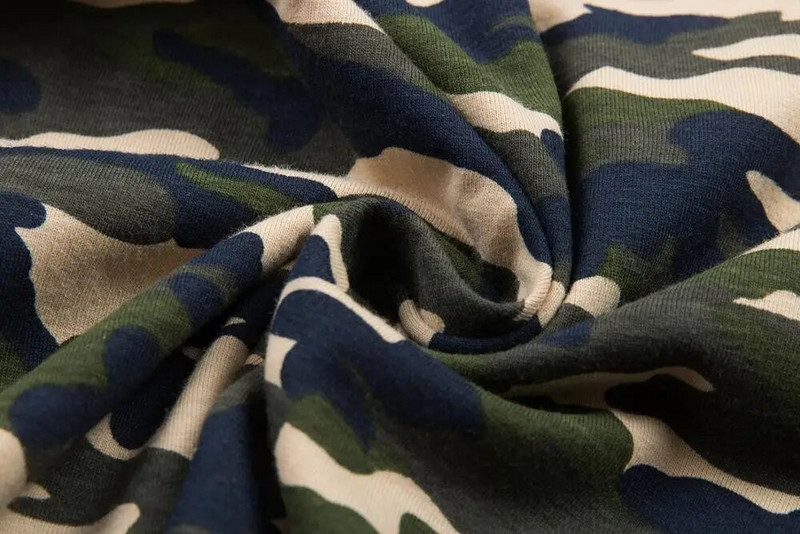 Pánske bavlnené voľné maskáčové tričko s okrúhlym výstrihom a krátkym rukávom, maskáčové topy, taktické vojenské poľovnícke a rybárske oblečenie