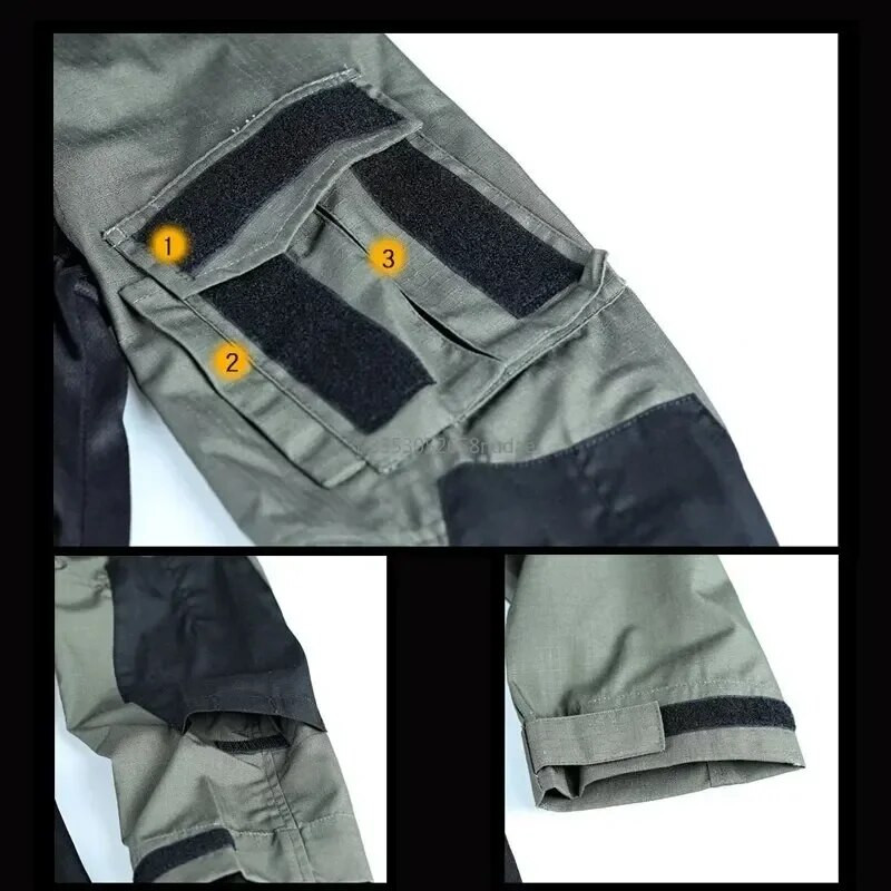 Többszínű katonai harci póló US Army CP terepszínű férfi taktikai póló Airsoft Paintball Camping