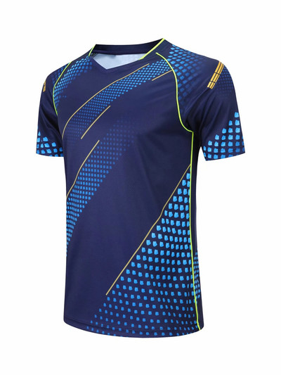 Bărbați, femei, cu uscare rapidă, respirabil, cu mânecă scurtă, cămăși de tenis de masă Îmbrăcăminte sportivă alergare fitness Top Tricouri de badminton kaos pingpong
