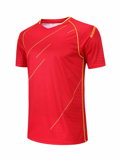 Bărbați, femei, cu uscare rapidă, respirabil, cu mânecă scurtă, cămăși de tenis de masă Îmbrăcăminte sportivă alergare fitness Top Tricouri de badminton kaos pingpong