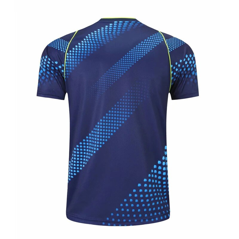 Vyrai Moteriški Greitai Dry Kvėpuojantys Stalo teniso marškinėliai trumpomis rankovėmis Sportinė apranga Bėgimas Fitnesas Badmintono megztiniai kaos pingpong