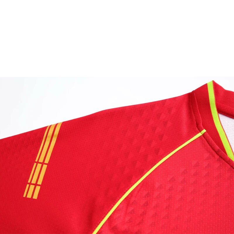 Vyrai Moteriški Greitai Dry Kvėpuojantys Stalo teniso marškinėliai trumpomis rankovėmis Sportinė apranga Bėgimas Fitnesas Badmintono megztiniai kaos pingpong