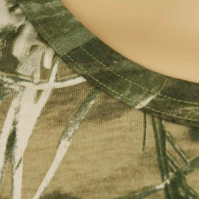 Καλοκαιρινό πουκάμισο Ψαράς Πλήρες βαμβακερό Άνετα αθλητικά ρούχα κατά του ιδρώτα Water Grass Bionic Camouflage Κυνηγετικό πουκάμισο Ρούχα