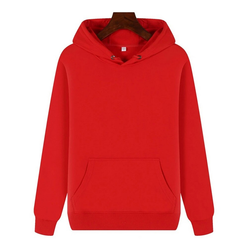 Hoodie Oversize Νέο Απλό στυλ Βαμβακερά Spandex Warp Πλεκτά βελούδινα χειμερινά πουλόβερ για να διατηρούνται ζεστά πολλαπλά στερεά χρώματα για επιλογή