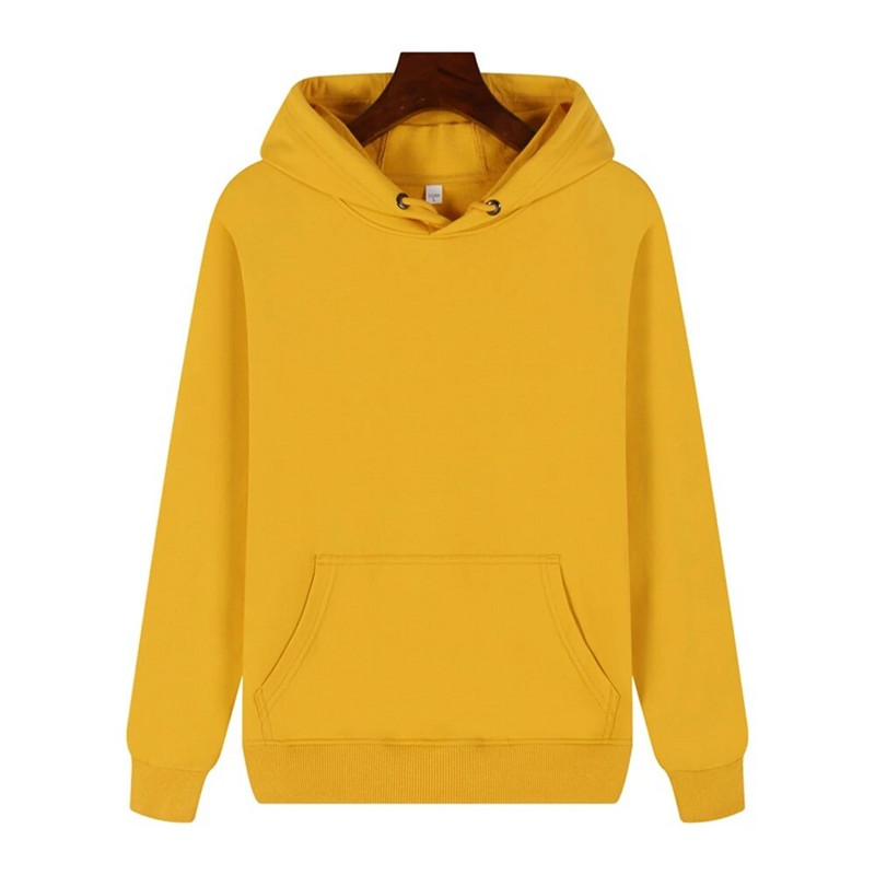 Hoodie Oversize Νέο Απλό στυλ Βαμβακερά Spandex Warp Πλεκτά βελούδινα χειμερινά πουλόβερ για να διατηρούνται ζεστά πολλαπλά στερεά χρώματα για επιλογή