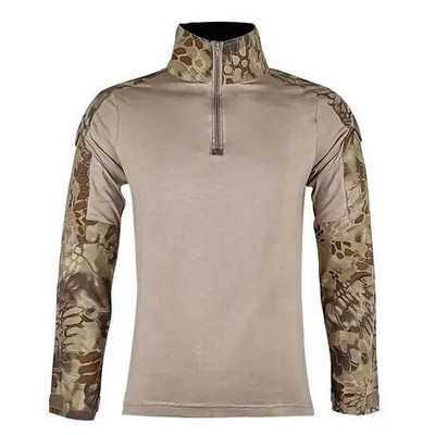 Tactici militare Alpinism în aer liber Costum de vânătoare pentru camping, Uniformă militară, Costum pentru parașuta armată, Antrenament cu pistol cu aer de camuflaj S