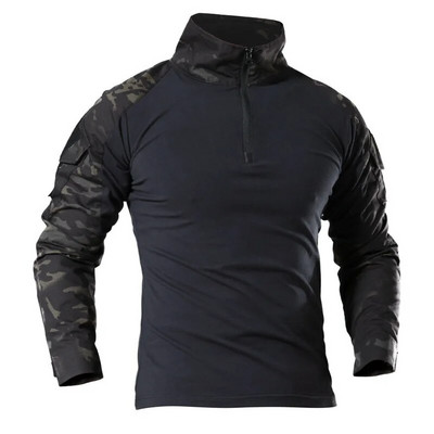 Tactici militare Alpinism în aer liber Costum de vânătoare pentru camping, Uniformă militară, Costum pentru parașuta armată, Antrenament cu pistol cu aer de camuflaj S