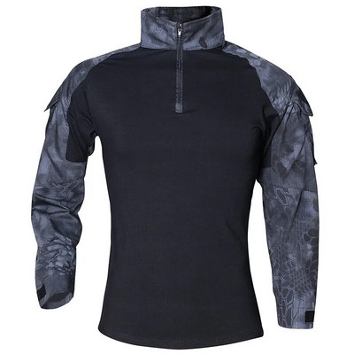 Tactici militare Alpinism în aer liber Costum de vânătoare pentru camping, Uniformă militară, Costum pentru parașuta armată, Antrenament cu pistol cu aer de camuflaj S