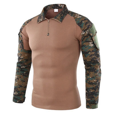 Tactici militare Alpinism în aer liber Costum de vânătoare pentru camping, Uniformă militară, Costum pentru parașuta armată, Antrenament cu pistol cu aer de camuflaj S